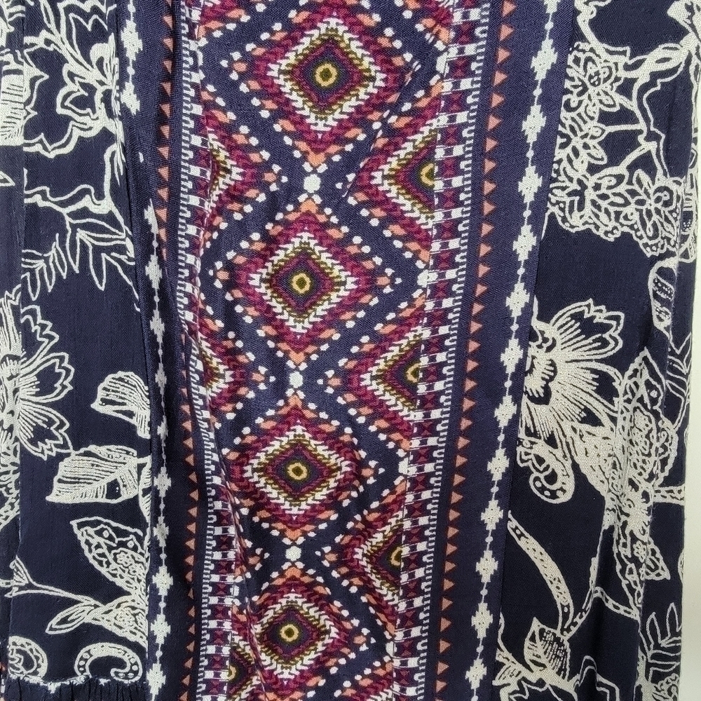 Band Of Gypsies Bohemian Ruffled Top - Picture 3 of 11